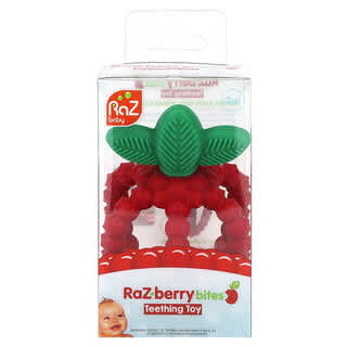 RaZbaby, Juguete para la dentición Raz-Berry Bites, 3m +`` 1 juguete