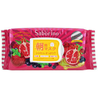 Saborino, 晨間美容面膜，混合漿果味，28 片，（272 毫升）
