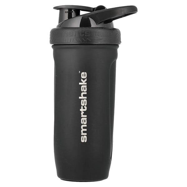 Smartshake, Baja Tahan Karat Reforce, Hitam, 900 ml (30 ons)