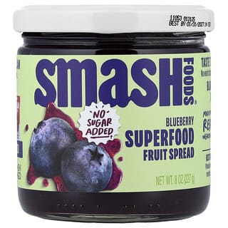 Smash Foods, Creme de Frutas com Superalimentos, Mirtilo, 227 g (8 oz)