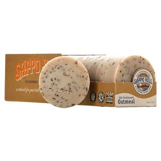 Sappo Hill, Glyceryne Cream Bar Soap, Old Fashioned Oatmeal, 12 Bars, 3.5 oz (100 g) Each
