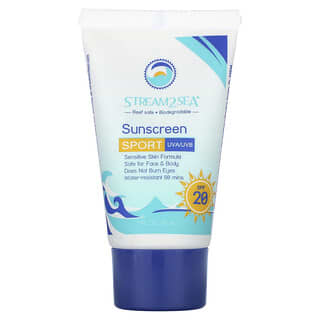 Stream2Sea, Sunscreen, Sport, SPF 20, 1 fl oz (30 ml)