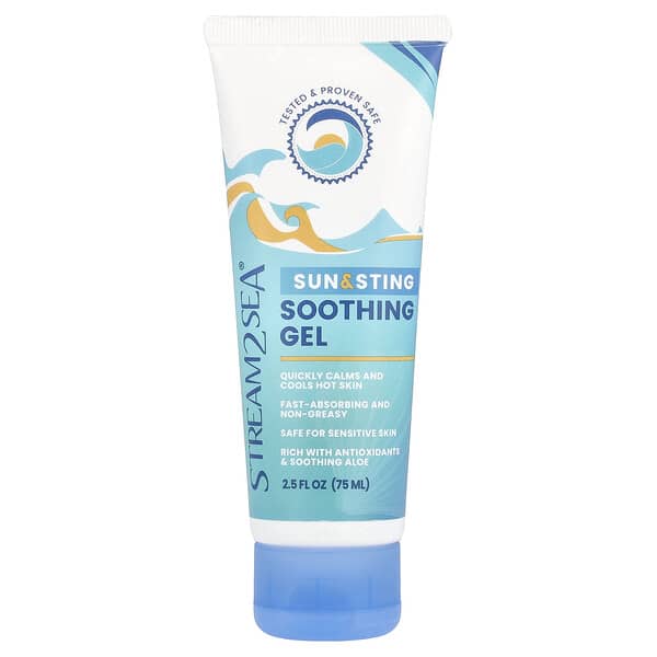 Stream2Sea, 썬 & 스팅 수딩 젤, 75ml(2.5fl oz)