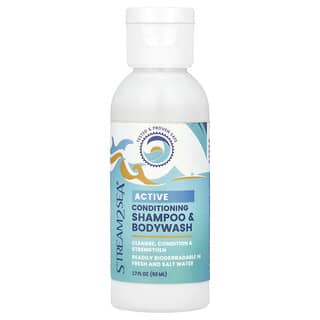 Stream2Sea, Shampoo e Sabonete Líquido para Condicionamento Ativo, 50 ml (1,7 fl oz)