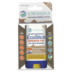 Stream2Sea, EcoStick Sunscreen Tint, SPF 35+, Neutral, 0.5 oz (14 g)