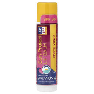Stream2Sea, Sun Protect Lip Balm, SPF 30+, Vanila Ceri, 4 g (0,15 ons)