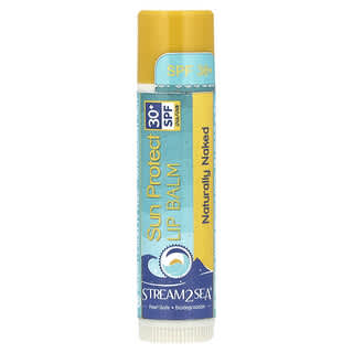 Stream2Sea, Sun Protect Lip Balm, SPF 30+, Naturally Naked, 0.15 oz (4 g)