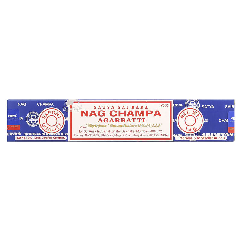 Nag Champa Agarbatti Incense, 15 g