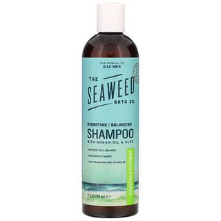 The Seaweed Bath Co., Увлажняющий балансирующий шампунь, эвкалипт и перечная мята, 354 мл (12 жидк. Унций)