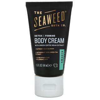 The Seaweed Bath Co., Укрепляющий детокс-крем для тела Awaken, розмарин и мята, 44 мл (1,5 жидк. Унции)