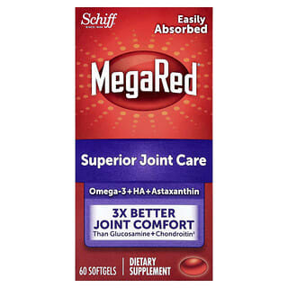 Schiff, MegaRed, Penjagaan Sendi Unggul, 60 Softgel