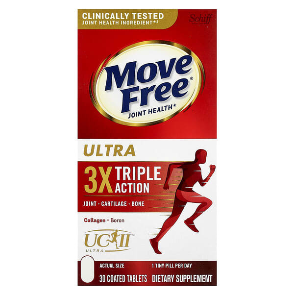 Schiff, Move Free 關節健康，特強型，三重功效，30 片包衣片