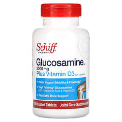 Schiff, Глюкозамин с витамином D3, 1000 мг, 150 таблеток в оболочке