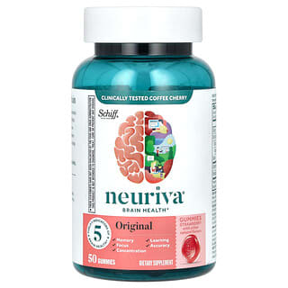 Schiff, Neuriva Brain Health Gummies, Original, Strawberry, 50 Gummies