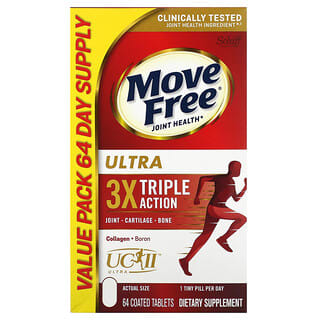 Schiff, Move Free Joint Health, Ultra, Triple Action, 64 Coated Tablets