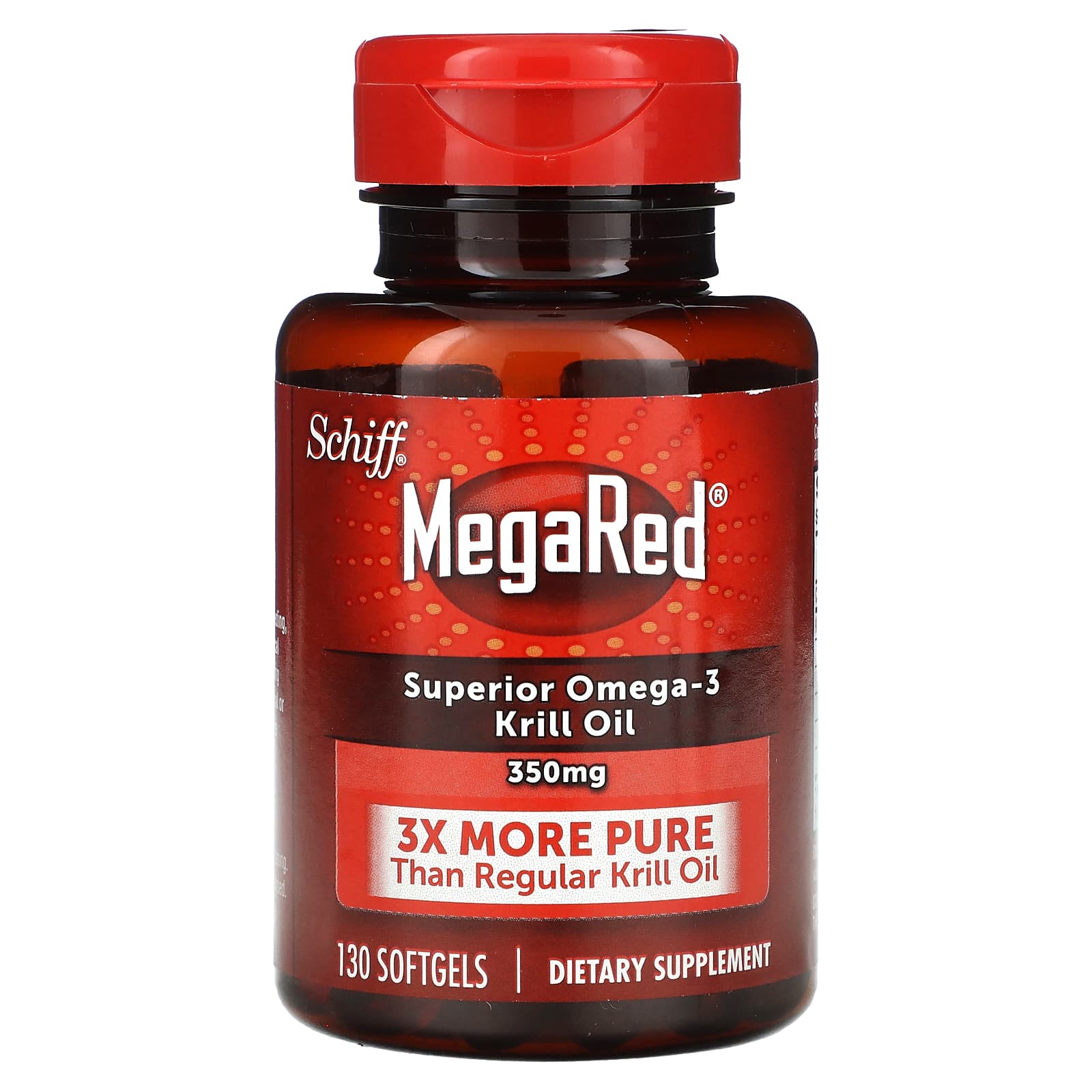 Schiff, MegaRed, Superior Omega3 Krill Oil, 350 mg, 130 Softgels