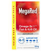 MegaRed, Ômega-3 de Óleo de Peixe e Krill, Avançado 4 em 1, Baunilha, 500 mg, 80 Cápsulas Softgel