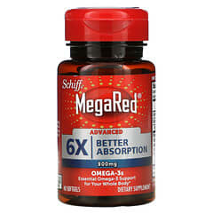 Schiff, MegaRed, Advanced Omega-3, 800 mg, 40 Weichkapseln