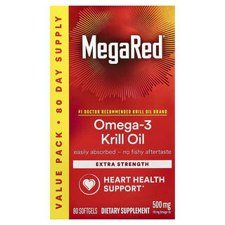 Schiff, MegaRed®, Omega-3 Krill Oil, 80 Softgels