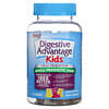 Digestive Advantage Kids, Daily Probiotic + Gentle Prebiotic Fiber, Natural Fruit, 65 Gummies