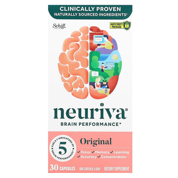 Neuriva Brain Performance, Original, 30 Capsules