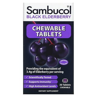 Sambucol, Black Elderberry, 30 Tablets Chewable