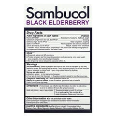 Sambucol, 블랙 엘더베리, 감기 및 독감 완화, 빨리 녹는 정제 30정