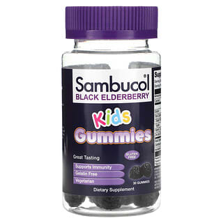 Sambucol, Черная бузина, жевательные таблетки для детей, 30 шт.