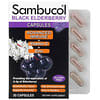 Black Elderberry Capsules, Advanced Immune + Vitamin C + Zinc, 30 Capsules