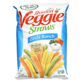 Sensible Portions, Garden Veggie Straws, Zesty Ranch, 4.25 oz (120 g)