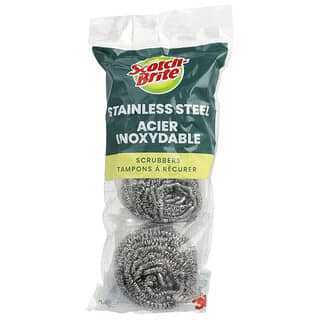 Scotch-Brite, Skrubbere i rustfrit stål, 3-pak  