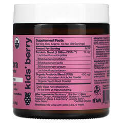 Sunbiotics, Kids! Friendlier Flora, Probiotic & Prebiotic Powder, Berry, 5 Billion, 2 oz (56 g)