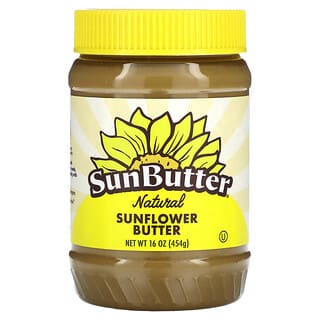 SunButter, 천연 해바라기씨 버터, 16 oz (454 g)