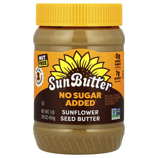 SunButter, Burro di girasole, senza zuccheri aggiunti, 454 g