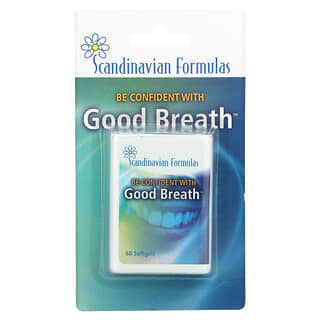 Scandinavian Formulas, Good Breath, 60 cápsulas blandas