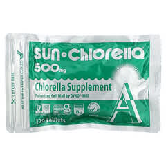 Sun Chlorella, クロレラ、500mg、タブレット600粒