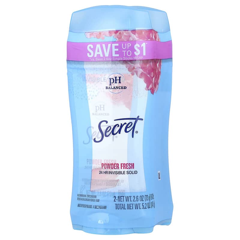 pHバランス調整済み、インビジブルソリッド、Antiperspirant/Deodorant