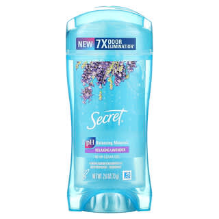 Secret, 48 Hour Clear Gel Antiperspirant/Deodorant, Relaxing Lavender, 2.6 oz (73 g)