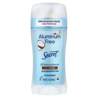 Secret, Deodoran Bebas Aluminium, Kelapa Asli, 68 g (2,4 ons)