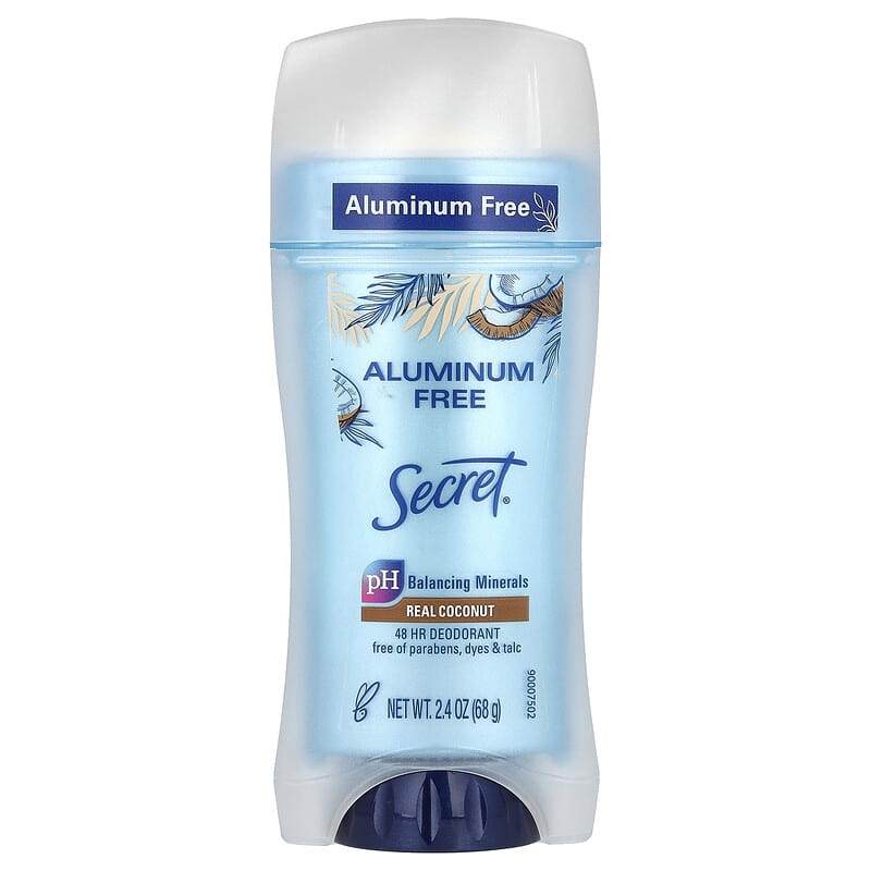 Desodorante sem Alumínio, Coco Real, 68 g (2,4 oz)