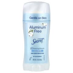 Aluminum Free Deodorant、コットン、68g（2.4オンス）