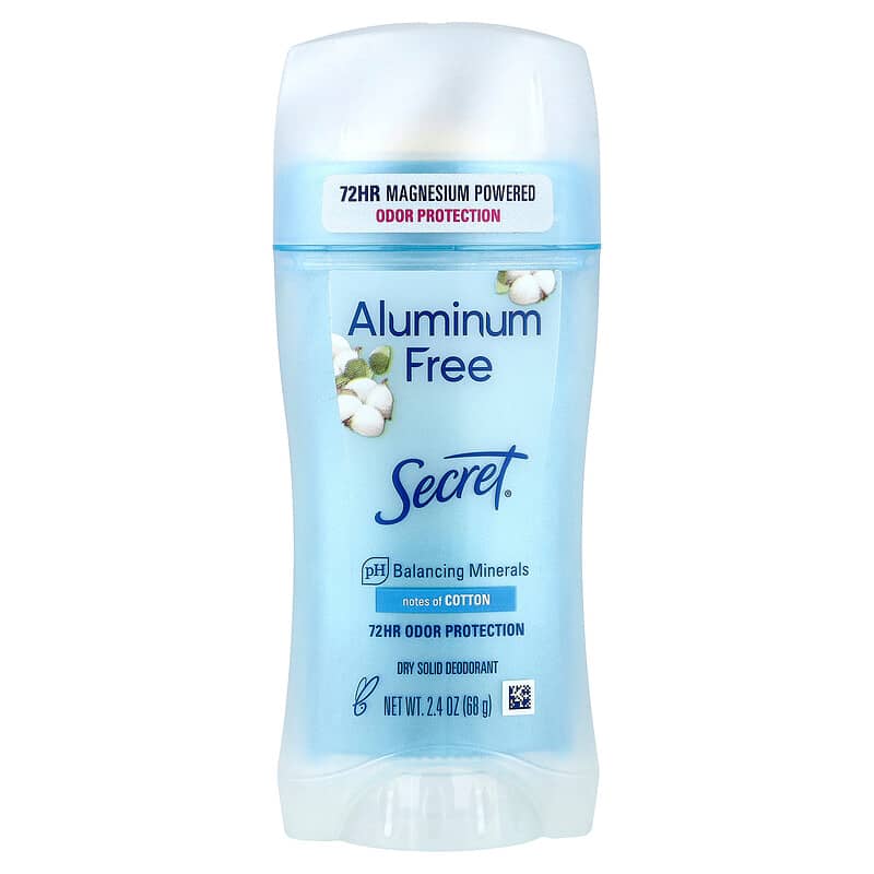 アルミニウム不使用、Deodorant、コットン、68g