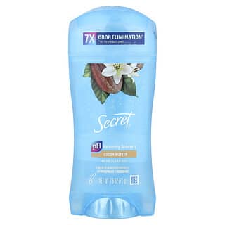 Secret, 48 Hour Clear Gel Antiperspirant/Deodorant, 48 Stunden klares Gel-Antitranspirant/Deodorant, Kakaobutter, 73 g (2,6 oz.)