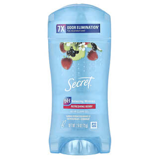 Secret, Déodorant en gel transparent 48 heures, Baies, 75 g