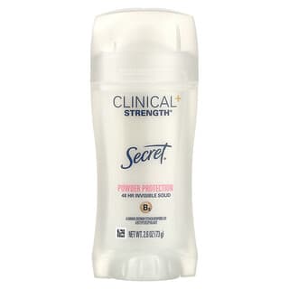Secret, Clinical+ Strength Antiperspirant/Deodorant,  Invisible Solid, Powder Protection, 2.6 oz (73 g)