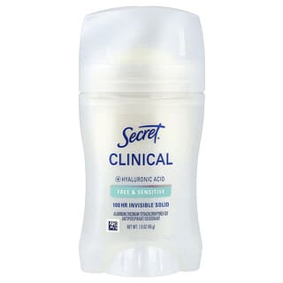 Secret, 클리니컬 72 HR 인비저블 솔리드 디오도런트, 프리 앤 센시티브, 45g(1.6oz)