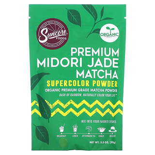 Suncore Foods, Jade matcha de Midori prémium, Supercolor en polvo`` 99 g (3,5 oz)