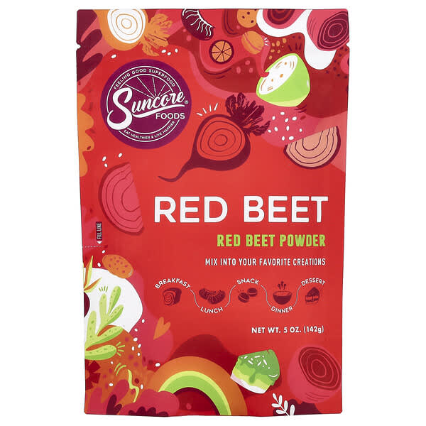 Suncore Foods, 레드 비트 분말, 142g(5oz)