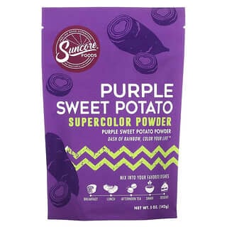 Suncore Foods, Patate douce violette, Supercolor Powder, 142 g