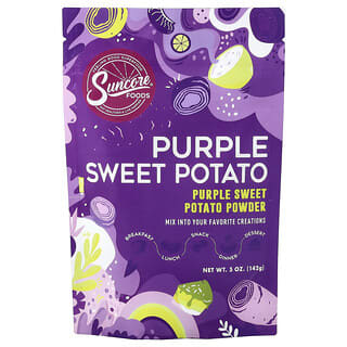 Suncore Foods, Batata-Doce Roxa, Supercor em Pó, 142 g (5 oz)